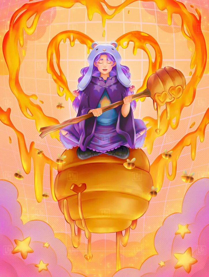 Jingles (OC) as &quot;Hunny Wizard&quot;