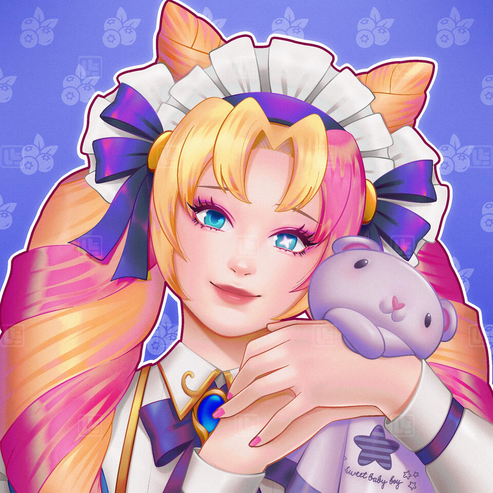 Gwen as &quot;Cafe Cuties Gwen&quot; from League of Legends